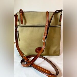 Dooney Burke Classic Canvas and Leather Crossbody Bag